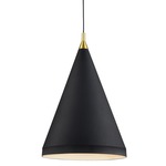 Dorothy Tall Pendant - Black