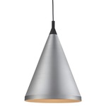 Dorothy Tall Pendant - Brushed Nickel