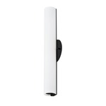 Bute Bathroom Vanity Light - Black / White Opal