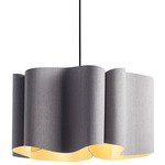 Paulina Pendant - Black / Grey Oak/ Ash