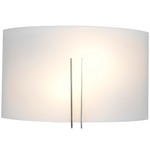 Prong LED Wall Sconce - Brushed Steel / White