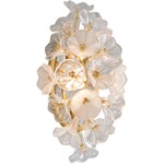 Jasmine Wall Sconce - Gold Leaf / Clear