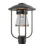 Erlenmeyer Outdoor Post Light - Black / Clear