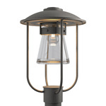 Erlenmeyer Outdoor Post Light - Natural Iron / Clear