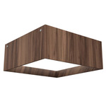 Squadro Flush Mount - American Walnut / White Acrylic