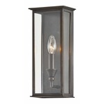 Chauncey Outdoor Wall Sconce - Vintage Bronze / Clear