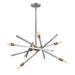 Archer Chandelier - Brushed Nickel