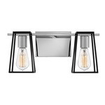 Filmore Bathroom Vanity Light - Chrome / Black