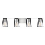 Filmore Bathroom Vanity Light - Chrome / Black