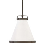 Lexi Pendant - Oil Rubbed Bronze / Off White