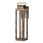 Sag Harbor 120V Outdoor Wall Sconce - Burnished Bronze / Clear