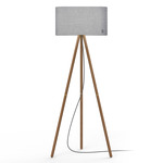 Belmont Floor Lamp - Walnut / Silverdale