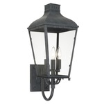 Dumont Outdoor Wall Light - Graphite / Clear