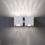 Dau 1-Light Up / Down Wall Light - Brushed Aluminum