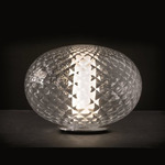 Recuerdo Table Lamp - Chrome / Transparent