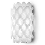 Charlotte Wall Sconce - White / White