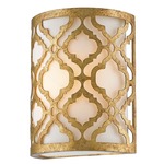 Arabella Wall Light - Distressed Gold / Cream