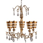 Tivoli Chandelier - Cream / Gold