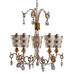 Tivoli Chandelier - Cream / Silver