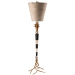 Flambeau Table Lamp - Gold Leaf / Cream