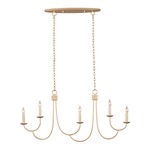 Kiera Linear Pendant - Modern Gold