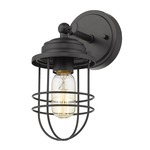 Seaport Wall / Ceiling Light - Black