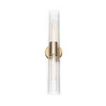 Odette Wall Sconce - Aged Gold Brass / Clear