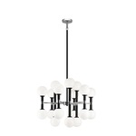 Stellar Chandelier - Black / Opal