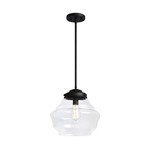 Blop 66701 Pendant - Matte Black / Clear