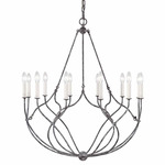 Richmond Chandelier - Weathered Galvanized