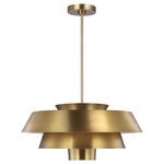 Brisbin Pendant - Burnished Brass