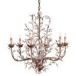 Crystal Bud Chandelier - Cupertino / Crystal