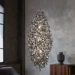 Argent Large Chandelier - Nickel / Stainless Steel