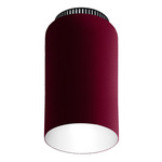 Aspen C17 Ceiling Light - Black / Merlot