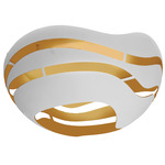 Tree Series C50 Ceiling Light Fixture - White / Matte White / Gold