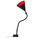 Matt Flower Lavagna Floor Lamp - Black Chalkboard / Red