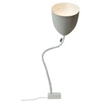 Matt Flower Cemento Floor Lamp - Grey Cement / White