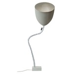 Matt Flower Cemento Floor Lamp - Grey Cement / Silver