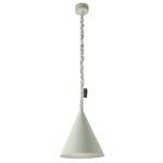 Matt Jazz Cemento Pendant - Grey Cement / Silver