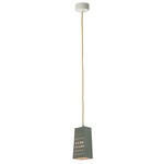 Be.Pop Cacio and Pepe Pendant - Gold / Grey