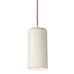 Be.Pop Candle 1 Pendant - Red / White