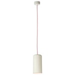 Be.Pop Candle 1 Pendant - White / Red / White