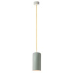 Be.Pop Candle 1 Pendant - Yellow / Grey