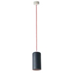 Be.Pop Candle 1 Pendant - Red / Dark Blue