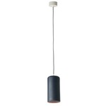 Be.Pop Candle 1 Pendant - White / Black / Dark Blue