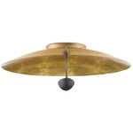 Pinders Ceiling Light Fixture - French Black / Gold