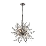 Naples Chandelier - Dark Graphite / Clear