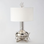 Fat Twig Table Lamp - Nickel