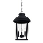 Dunbar Outdoor Pendant - Black / Clear