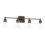 Rory Bathroom Vanity Light - Old Bronze / Clear